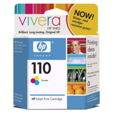 hp 110 Ink Cartridge, Tri-Colour Single Pack, CB304AE